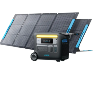 Portable Power Station with Solar Panels
